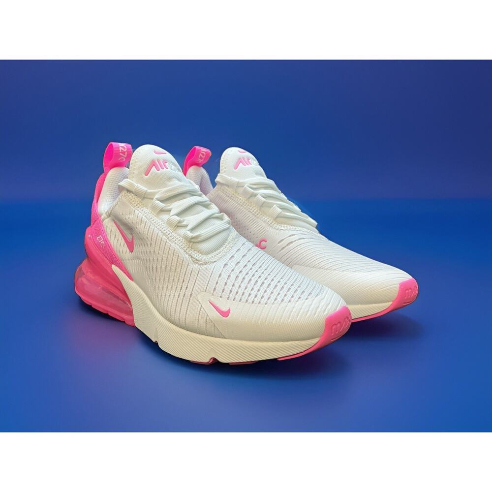 Size 7 - Nike Air Max 270 Summit White Pink Spell W - Picture 2 of 7